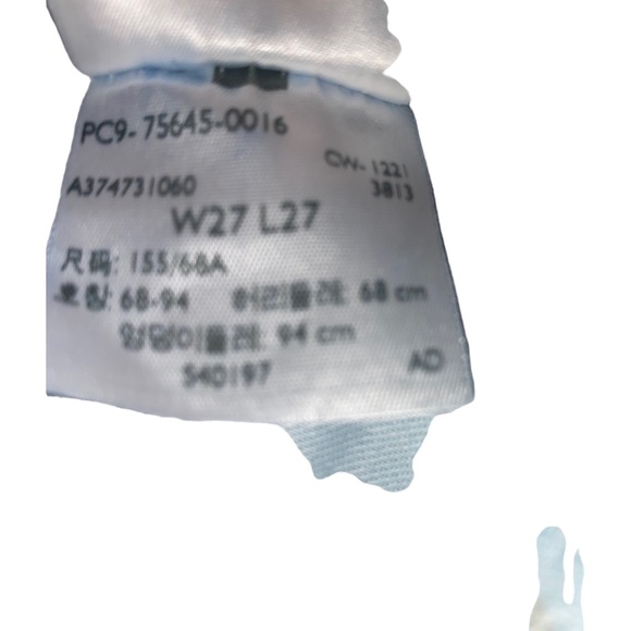 Levi's 511 Blue Jeans Woman 27x27 Button Donut Cotton Straight Denim WPL423 - Picture 7 of 7